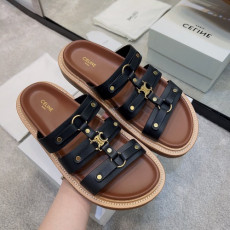 셀린느 티피 슬리퍼 뮬 블랙