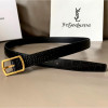 생로랑 벨트 Ysl004 폭2.4cm 은장, 금장