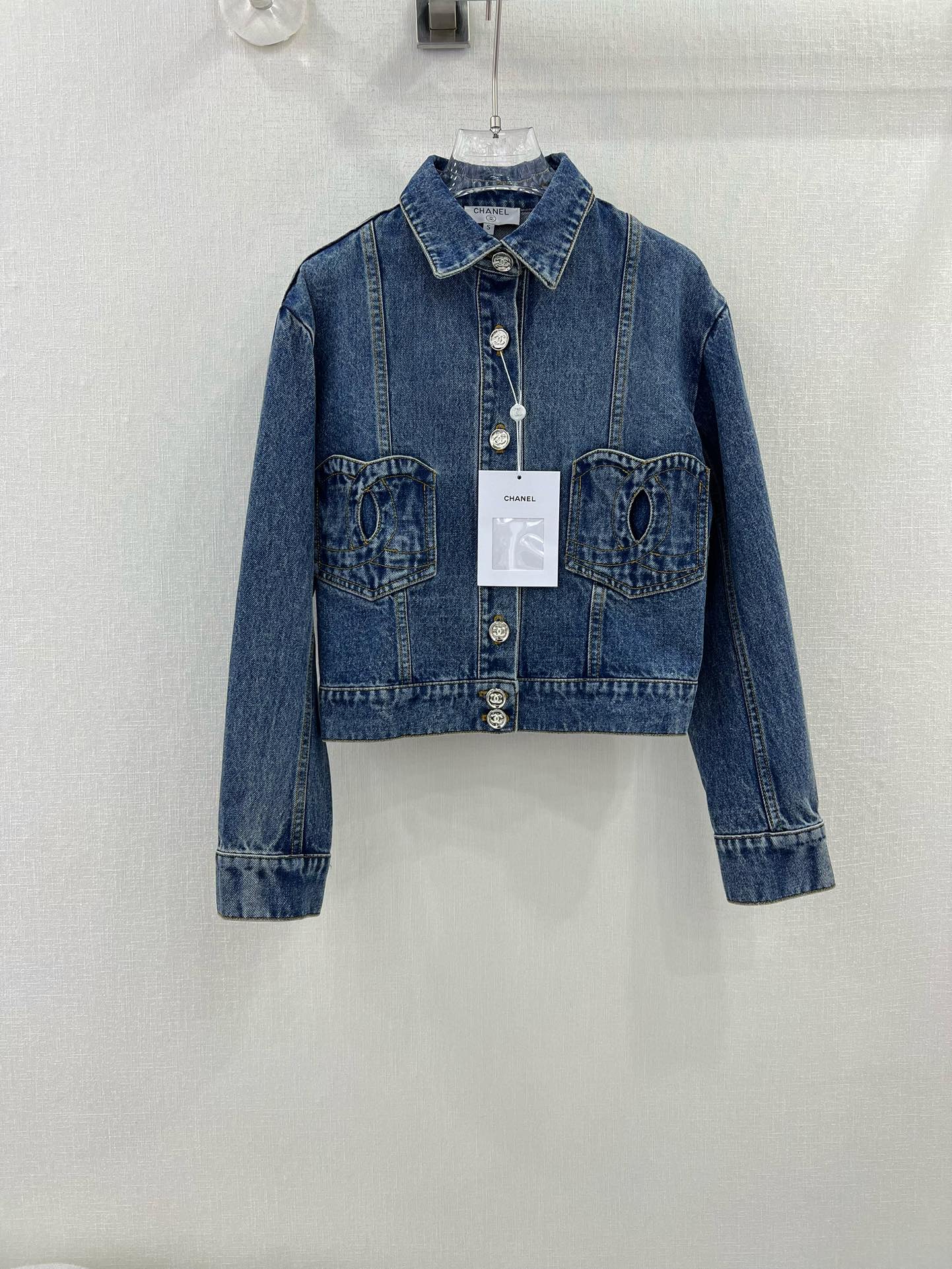 샤넬 데님 자켓
