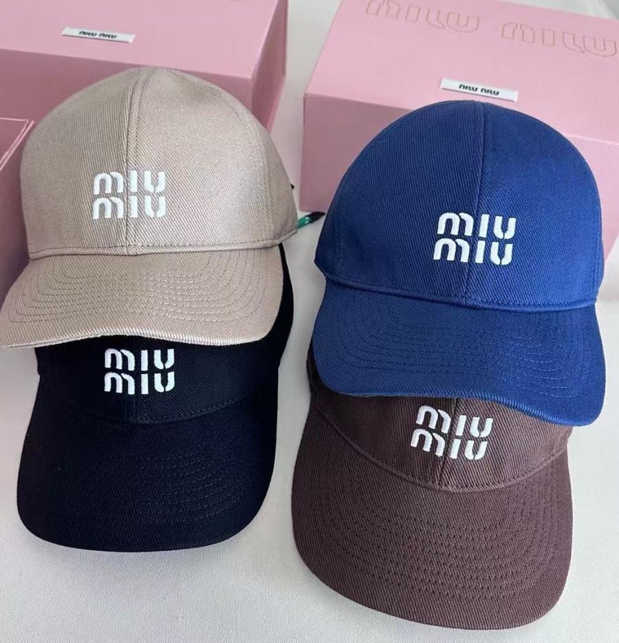 미우미우 남여 공용 모자