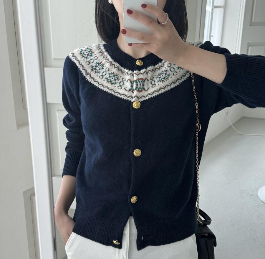 셀린느 페어 아일 가디건