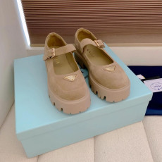 프라다 메리제인 플랫슈즈 (2컬러)