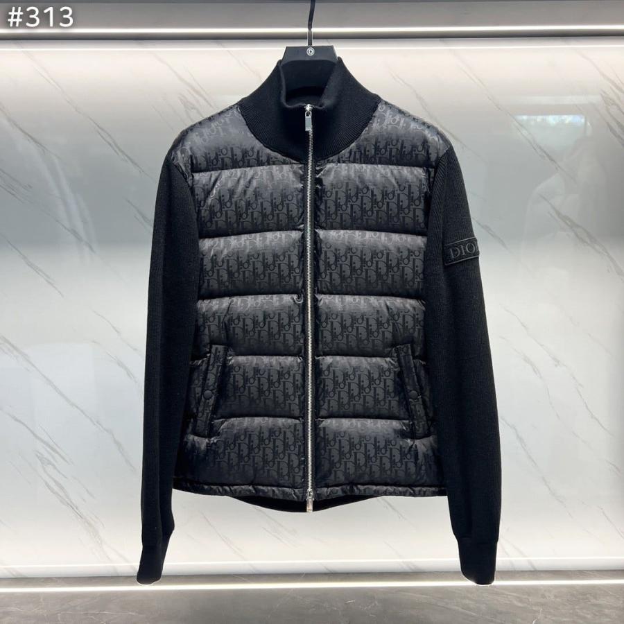 디올 오블리크 자카드 패딩 집업 울 가디건 (국내배송)