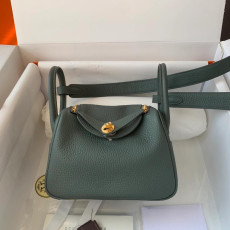 에르메스 린디백 Togo 금장, 은장 20cm