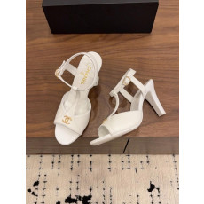 샤넬 26C T 스트랩 가죽 샌들 7.5cm (3컬러)
