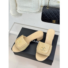 샤넬 체인 샌들 슬리퍼 4cm