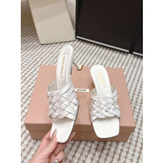 미우미우 위빙 샌들 힐 3.5cm (3컬러)