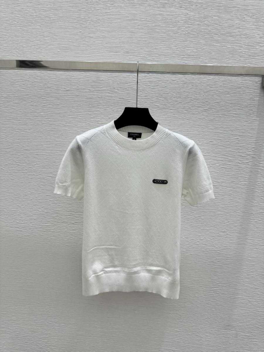 샤넬 반팔 니트