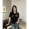 미우미우 플라워 반팔 가디건 (2컬러)