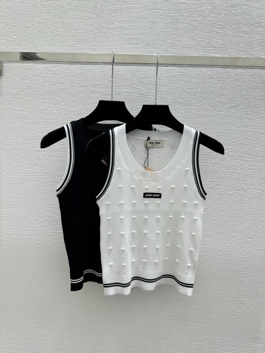 미우미우 민소매 나시 (2컬러)