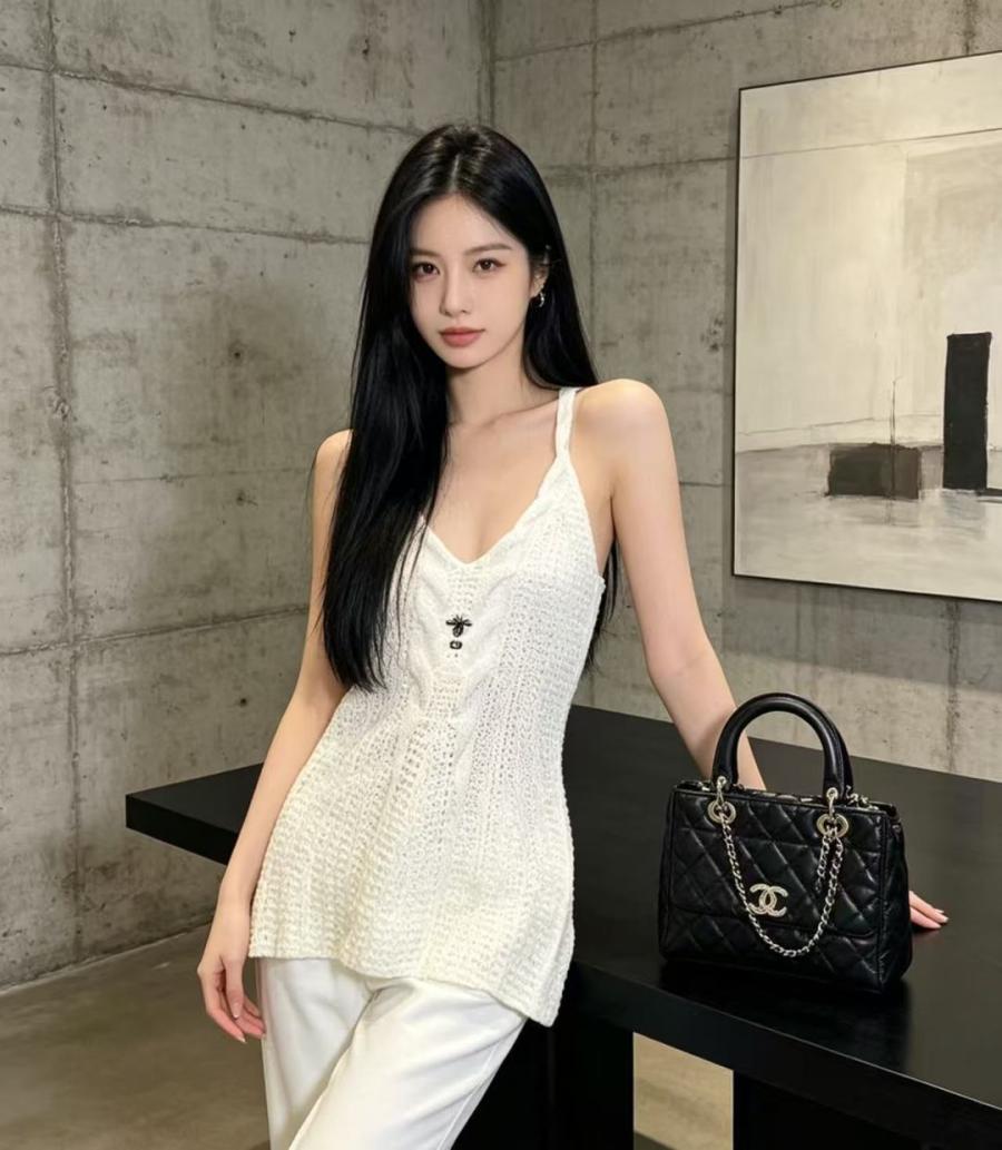 디올 26ss 민소매 끈나시 (2컬러)