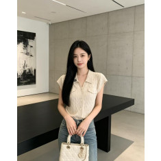 샤넬 26 반팔 카라 가디건 (2컬러)