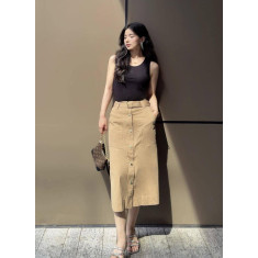루이비통 26ss 벨트 스커트