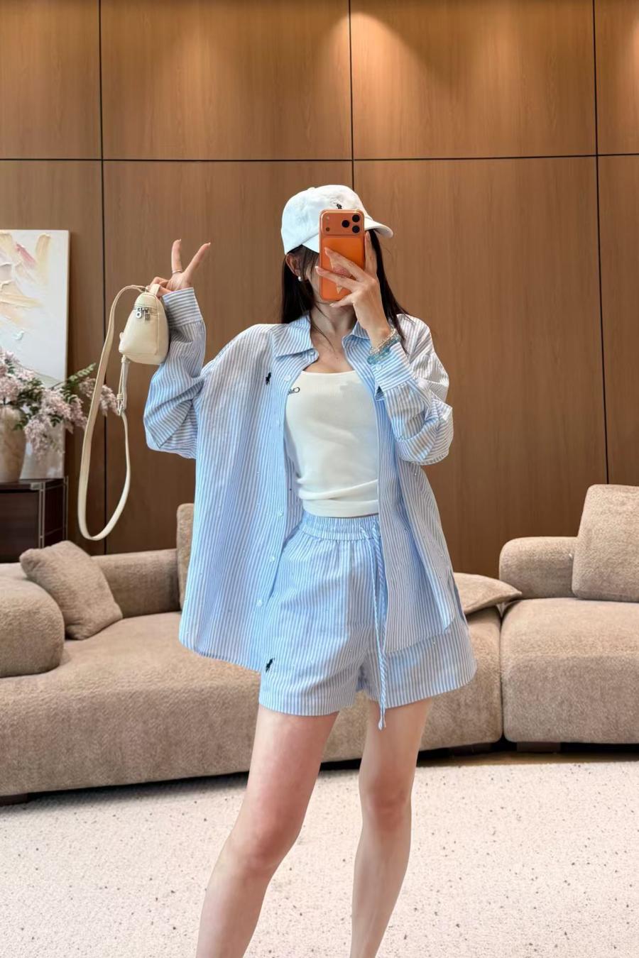 폴로 랄프로렌 셔츠 팬츠 셋업 투피스