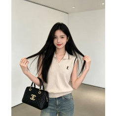 생로랑 카라 민소매 나시 (2컬러)