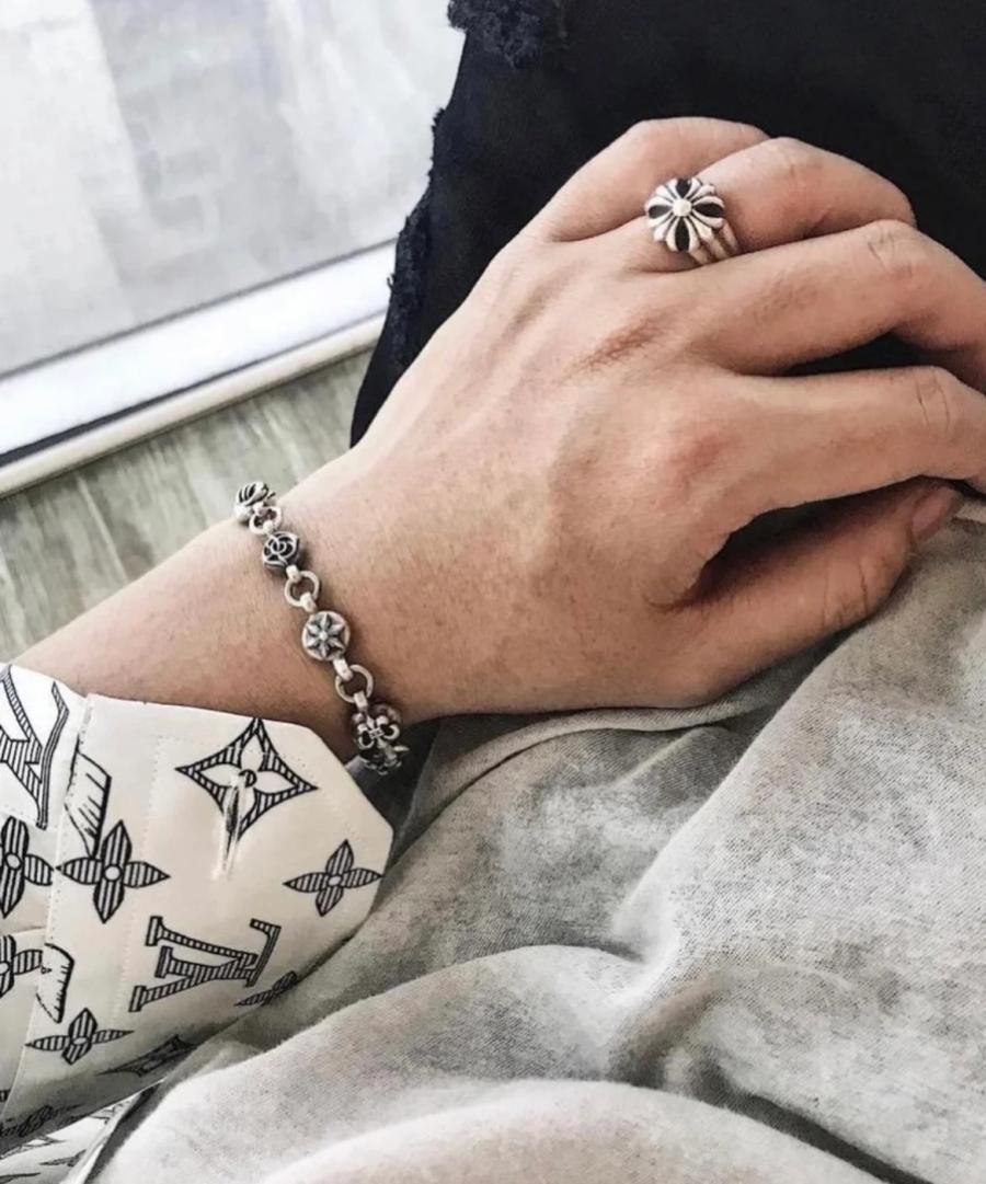 크롬하츠 믹스 원소 팔찌 24cm