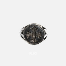 크롬하츠 씰 스탬프 실버 링