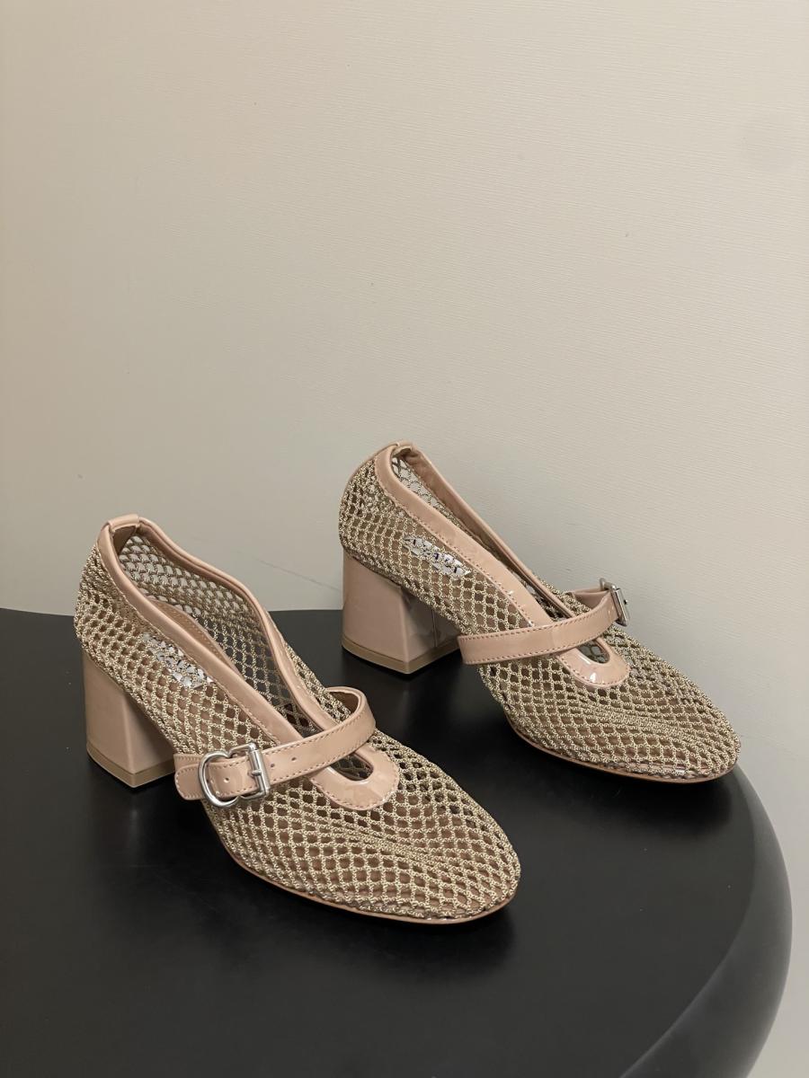 알라이아 피시넷 메리제인 슈즈 5.5cm