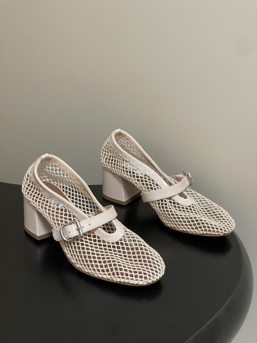 알라이아 피시넷 메리제인 슈즈 5.5cm