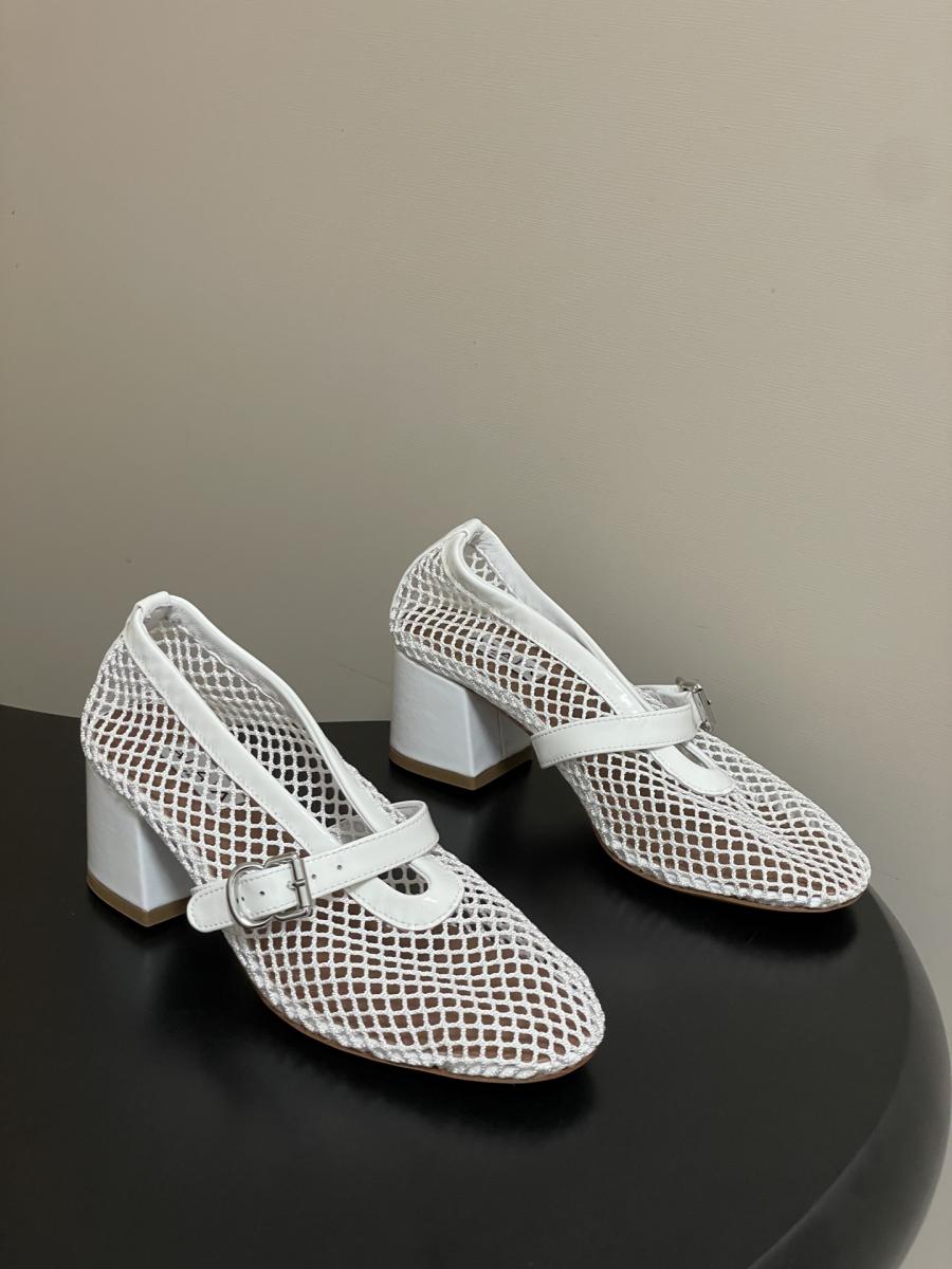 알라이아 피시넷 메리제인 슈즈 5.5cm