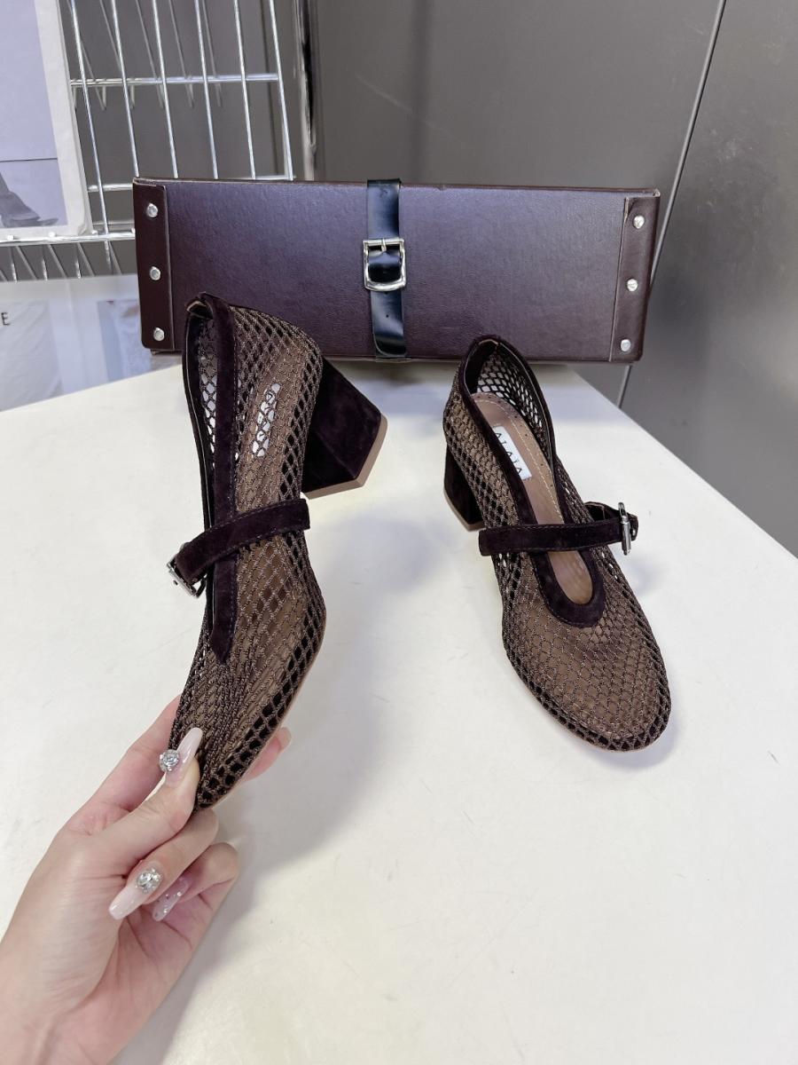알라이아 피시넷 메리제인 슈즈 5.5cm