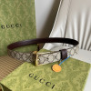 GUCCI 남성 캐주얼 핀 버클 벨트 고퀄 해외배송 3cm