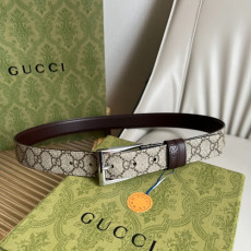 GUCCI 남성 캐주얼 핀 버클 벨트 고퀄 해외배송 3cm
