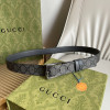 GUCCI 남성 캐주얼 핀 버클 벨트 고퀄 해외배송 3cm