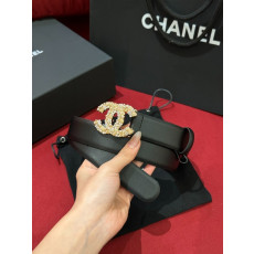 CHANEL 샤넬 CC로고 레더 벨트 (해외최상급)