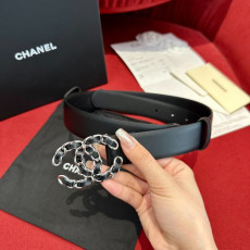 CHANEL 샤넬 CC로고 체인 레더 벨트 (해외최상급)
