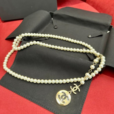 CHANEL 샤넬 CC로고 진주 벨트 (해외최상급)