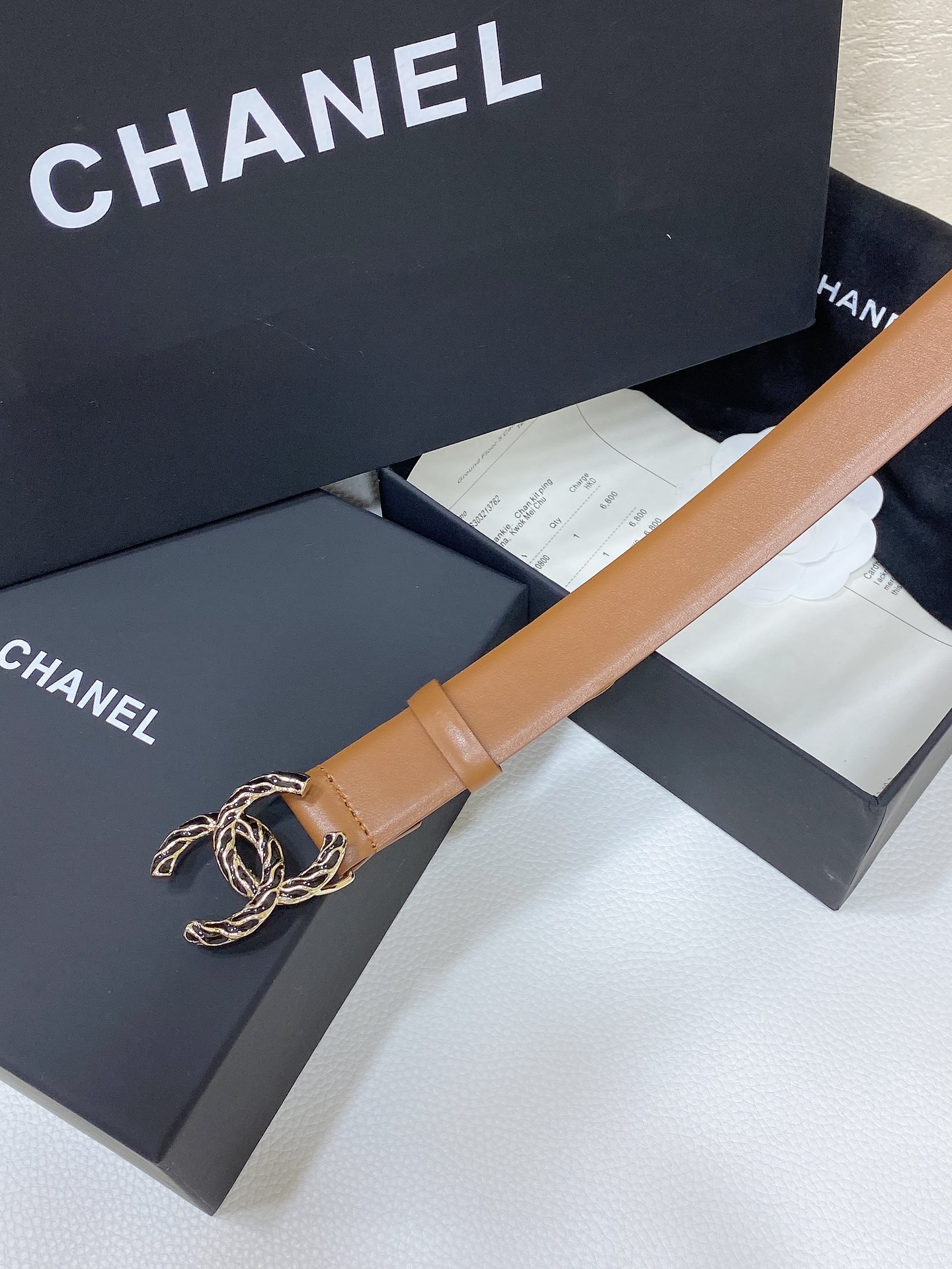 샤넬 24c CC로고 벨트(3CM)