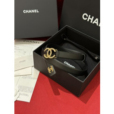 CHANEL 샤넬 CC로고 레더 벨트 (해외최상급)