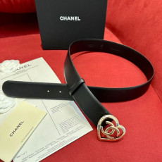CHANEL 샤넬 CC로고 하트 레더 벨트 (해외최상급)