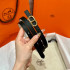 HERMES 에르메스 Maillon H 벨트 버클 리버서블 가죽 스트랩 벨트 13mm