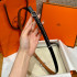 HERMES 에르메스 버클 리버서블 가죽 스트랩 벨트 13mm