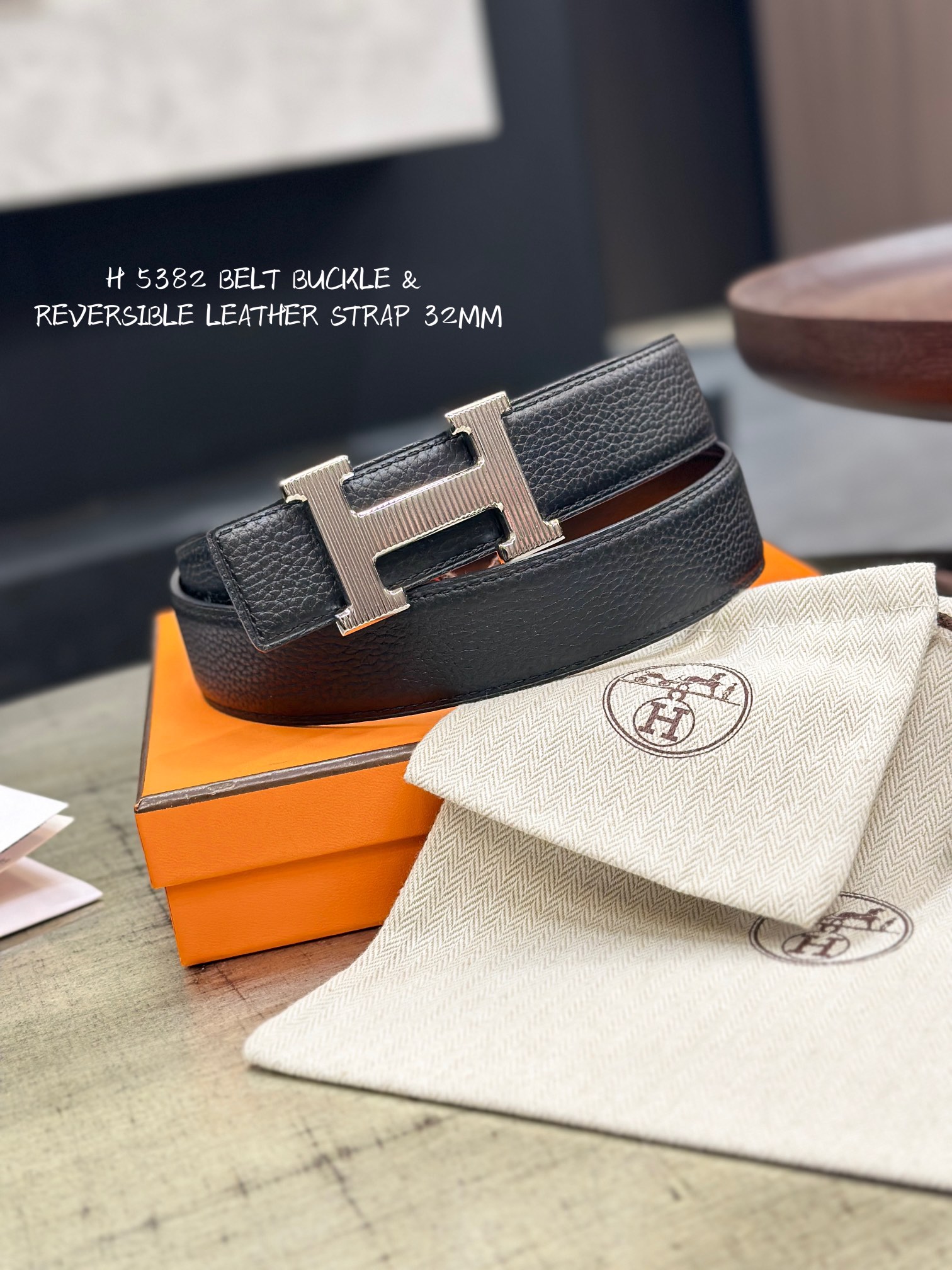 에르메스 BELT BUCKLE & REVERSIBLE 32MM