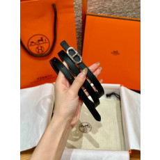 HERMES 에르메스 Maillon H 벨트 버클 리버서블 가죽 스트랩 벨트 13mm