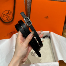 HERMES 에르메스 Maillon H 벨트 버클 리버서블 가죽 스트랩 벨트 13mm