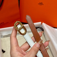 HERMES 에르메스 Maillon H 벨트 버클 리버서블 가죽 스트랩 벨트 13mm