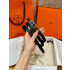 HERMES 에르메스 Maillon H 벨트 버클 리버서블 가죽 스트랩 벨트 13mm