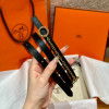 HERMES 에르메스 버클 리버서블 가죽 스트랩 벨트 13mm