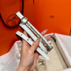 HERMES 에르메스 버클 리버서블 가죽 스트랩 벨트 13mm