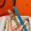 HERMES 에르메스 Maillon H 벨트 버클 리버서블 가죽 스트랩 벨트 13mm