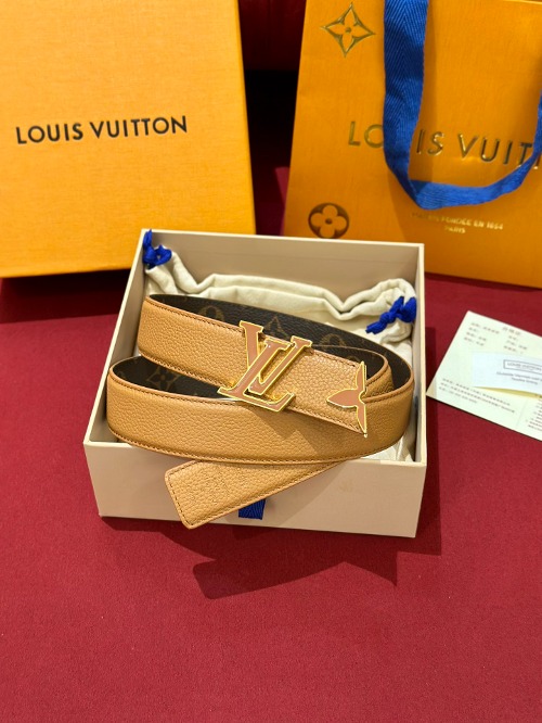 LOUIS VUITTON 루이비통 프리티 LV 20mm 리버서블 벨트