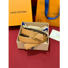 LOUIS VUITTON 루이비통 프리티 LV 20mm 리버서블 벨트