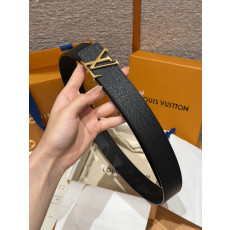 루이비통 LV 이니셜 양면 남성 벨트 3.5