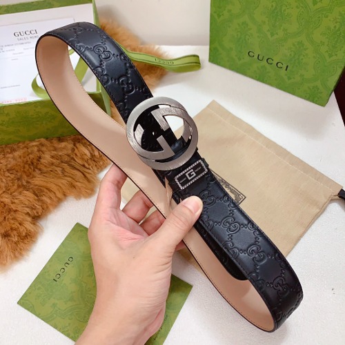 GUCCI 구찌 GG 로고 인터로킹 벨트