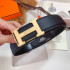 HERMES 에르메스 H 버클 레더 벨트