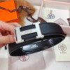 HERMES 에르메스 H 버클 레더 벨트